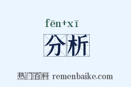 分析是什么意思的图片